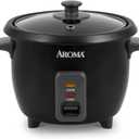 Aroma Housewares 1.5Qt. Rice & Grain Cooker (ARC-363NGB),Black,6-Cup Cooked / 3-Cup Uncooked