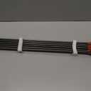 Archery Carbon Arrows 400 Spine with 4 Real Feather Fletching 100 Grain Points for Compound Recurve Longbow (12 Pack), 31 Inch Arrows