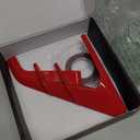 YHCDSEA for 2024 2025 2026 Tesla Model Y Juniper HW4.0 Side Camera Indicator Protection Cover Decoration Accessories fit for Tesla Model Y with HW4.0 (Red)