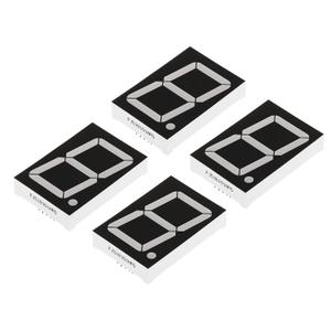 PATIKIL LED Display Digital Tube, 4 Pack Common Cathode 7 Segment 10 Pin 1 Digit 6V LED Display Module for Electronic Driver Board, Green