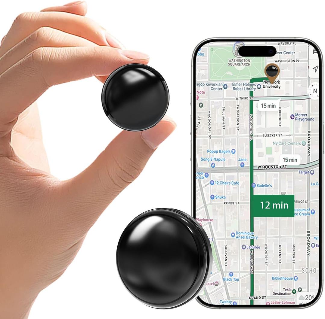 GPS Tracker for Vehicles,Cars,Kids,Pets,and Motorcycles | Real-Time Location Tracking | No Monthly Fee No Subscription | Mini GPS Tracker Device for Car,Dog,Elderly,and Personal Use