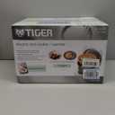 Tiger JBV-A18U-W 10-Cup (Uncooked) Micom Rice Cooker with Food Steamer & Slow Cooker, White