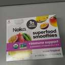 Noka Organic Superfood Smoothie Pouch, Super Tropical + Immune Support 12pk BBD: 04-01-27