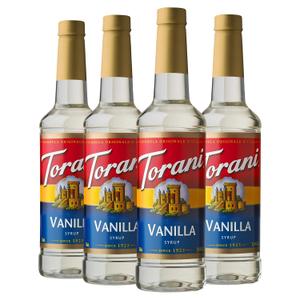 Torani Syrup, Vanilla, 25.4 Ounces (Pack of 4), Best By AUG 29/27