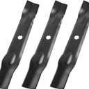 GX21784 High Lift Blades for 48" Deck, GY20852 Mower Blades Compatible with John Dee re D140 D150 D160 Z245 Z255 Z355E Z355, Replaces GX21785, AM137757, AM141035, 3 Pack