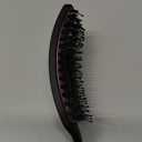 Inatekpro Curved Vented for Blow Drying - Boar Bristle Brush (Medium) with Comfortable Handle - Soft Bristle Brush for Thick and Fine Hair - Natural Boar Bristles for Women, Men & Kids - Rose Gold