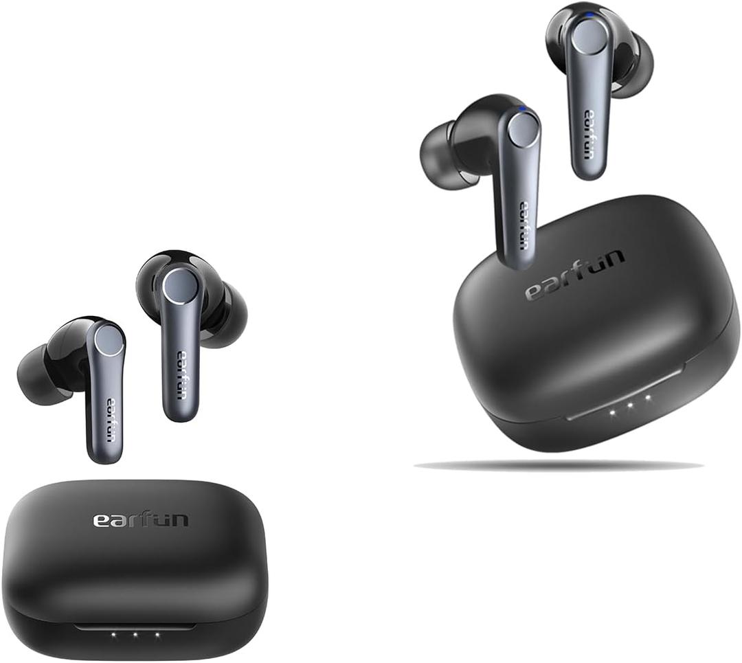 EarFun Air Pro 4 Adaptive Hybrid Noise Canceling Wireless Earbuds, Qualcomm Snapdragon Sound, aptX Lossless Air Pro 3 Noise Cancelling Wireless Earbuds, Qualcomm aptX Adaptive Sound