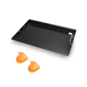 BMMXBI Griddle Insert for Charbroil Performance Gas Grill 5 Burner Flat Top Griddle for Char-broil 463243518 463243519 463275717 463372017 463348017 Grills Plate, G470-0002-W1 Grates Replacement Parts,18" Full Size