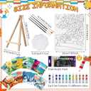 Zhanmai 88 Pcs 8 x 10 Inch Seasonal Pre Drawn Canvas for Painting Kit, Fall Pre Stretched Canvas for Sip and Paint Party Favor Coloring DIY Fall Party Birthday Gifts