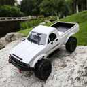 ARRIS WPL C24-1 RC Rock Crawler 4x4 RC Truck Off Road 1/16 RC Crawler, Remote Control Truck Pickup RTR All Terrain RC CAR for AdultsWhite