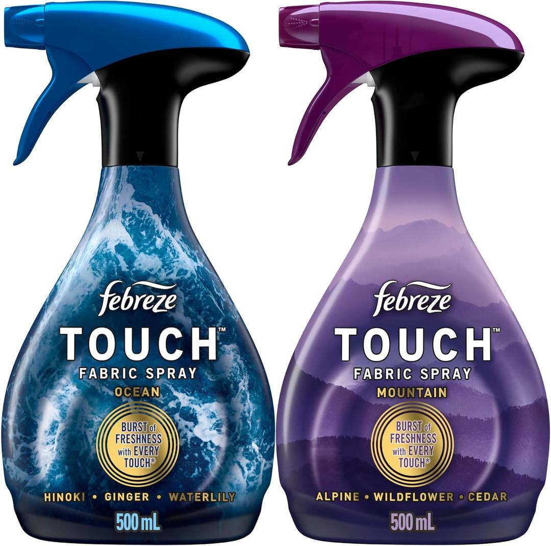 Touch Fabric Spray, Ocean & Mountain, 16.9 oz, Pack of 2 Touch Fabric Spray, Ocean & Mountain, 16.9 oz, Pack of 2