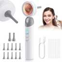 Otoscope Ear Camera with 1.38 Screen, 1080P HD Ear Scope & 4 LED Lights for Adult Kid and Pet, 12 Silicone Specula Tips, Photo & Video, Type-C Charging with Computer, FSA HSA Eligible Items