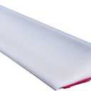 118 Inch Shower Threshold Water Dam Barrier,Shower Dam Water Stopper for Bottom of Frameless Shower Door,Silicone Sink Splash Guard for Kitchen Bathroom,Corner Shower Water Guard for Bathtub(White)