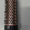 Upgraded Infrared Bounce Brush, Heated Thermal Round Brush with 5 Heat Settings & LED Display, 1.5 Inch lonic for Hair Straightener & Curling Wand, Dual Voltage, Blowout Look, Gifts for Women (Rose Gold)