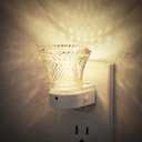 JandCase LED Night Light Plug in, Night Lights Plug into Wall [2 Pack] with Dusk to Dawn Light Sensor, 3000K Warm White Night Light, Adjustable Brightness Nightlight for Kids Bathroom Bedroom Hallway
