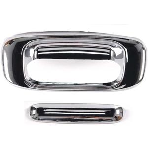 for 99-06 Chevy Silverado/07 Classic/99-06 GMC Sierra/07 Sierra Classic Chrome Tailgate Handle Cover W/O Keyhole