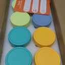 DRKIO 20 Pack Glass Baby Food Storage Containers 4 Oz Baby Food Jars with Lids Baby Food Maker Microwave Dishwasher Freezer Safe 100% Leak-Proof BPA Free