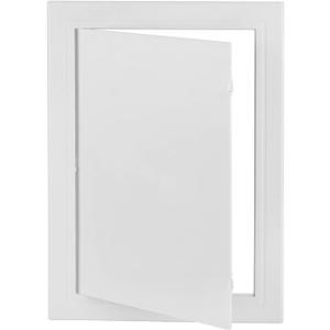 CABAX 8x12 inch Plastic Access Panel for Drywall Ceiling Reinforced Plumbing Wall Access Doors Removable Hinged, White