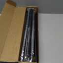 5/8 Diameter Curtain Rods 30-90 Inch, for 30-84 Inch Windows, Adjustable Splicing Black Curtain Rods for Windows with Brackets, Window Rod Long Small Curtains Rod, 2 Pack