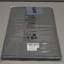 Cat Litter Mat, 24x18 Inches Large Double Layer Honeycomb Cat Litter Trapping Mat, Non Slip Waterproof Urine Proof Cat Litter Box Mat for Floor, Kitty Litter Rug, Cat Supplies, Gray