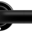 Black Curtain Rods for Windows: 1 Inch Diameter Heavy Duty Adjustable Rod 72" to 144"（6-12ft), Blackout Wrap Around Room Darkening Drapery Rod for Indoor and Outdoor 