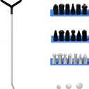 Paintless Dent Removal Rods Kit,1 PCS Paintless Dent Repair Rods and 22 PCS Tips,Auto Body Dent Removal Tools,Car Dent Repair Rods Kit for Auto Dent Removal, Minor Dents, Door Dings