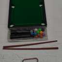 Mini Billiard Table Game, Cat Billiard Balls, Includes Game Balls, Mom Ball, Tripod and More, Portable Pool Set for Family and Children Games, Best Gift for Pet Cat (A)