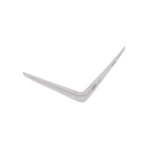 White Shelf Bracket with Pre-Drilled Holes