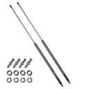 28 inch 100 lb 445 N Gas Strut Shock for Snowmobile Clam Shell Trailer Roof Top Cap Lid Queen Murphy Bed Tonneau Cover Hatch Boat Heavy Steel Door Custom Window Lift Replacement Parts, Set of 2 HUOPO