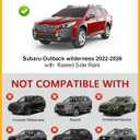 Tuyoung 300lbs Roof Rack Cross Bars Compatible with Subaru Outback Wilderness 2022-2026 (Only Fit Wilderness), Lockble Heavy Duty Aluminum Roof Crossbars Rooftop Luggage Racks
