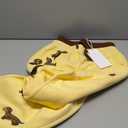 Aelfric Eden Dachshund Baggy Sweatpants Double Waist Wide Leg Sweatpants Unisex Y2k Casual Pants Trousers (Medium, Yellow)