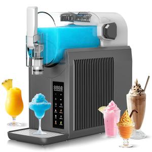 Slushie Machine No Ice Needed Slushy Machine 92oz Capacity Margarita Machine with 6 Preset Programs LED Display Self-Clean Frozen Drink Maker for Slush Margaritas Smoothie Frapps Milk Shakes (EXP 12/31/26)