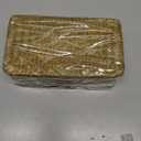 Moosky Wicker Shelf Baskets with Lid,Handwoven Seagrass Basket for Storage Basket Bins Rectangular Home Organizer Gift Boxes (Natural Small)