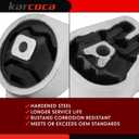 Nissan Altima 2.5L 2007-2017 Engine & Transmission Mount Set - Silver Rubber Mounts - A4353, A4339, A4350, A4340