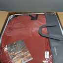 Full Coverage Leather Car Seat Covers Full Set,Wateroroof Seat Covers for Cars,Trucks,Sedans,Luxury Wine Red Seat Cover,Car Seat Protector,5 Seats Car Seat Cushion