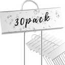 30-Pack Metal Plant Labels Weatherproof Garden Markers, Garden Label Markers Outdoor for Plants Vegetables Herb Seedlings Flowers,with a Pen