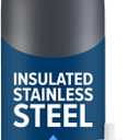 Brita Stainless Steel Premium Filtering Water Bottle, BPA-Free, Reusable, Insulated, Replaces 300 Plastic Water Bottles, Filter Lasts 2 Months or 40 Gallons, Includes 1 Filter, Carbon - 20 oz