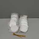 25 PCS Ceramic Sublimation Ornament Blanks Bulk 3 Inch White Round Crafts DIY Personalized Printed Christmas Home Porcelain Paintable Decorate