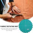 IMIKEYA Rotating Cutting Mat for Quilting - Self-Healing Rotary Mat Ideal for Sewing and Craft Projects Durable and Lightweight Design for DIY Lovers