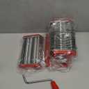 Sailnovo Pasta Maker Machine, 180 Roller Pasta Maker, 9 Adjustable Thickness Settings 2-in-1 Noodles Maker with Rollers and Cutter, Perfect for Spaghetti, Fettuccini, Lasagna or Dumpling Skin Red