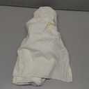 Biscaynebay Wrap Around Bed Skirts for Queen Beds 17" Long Drop, Ivory Adjustable Elastic Dust Ruffles Easy Fit Wrinkle & Fade Resistant Silky Luxurious Fabric Solid Machine Washable