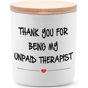 BFJLIFE Thank You Gifts for Women Bestie Coworker Unique Friendship Gifts for Best Friend Christmas Birthday Appreciation Candle Lavender Scented Soy Candles, 2 Pack