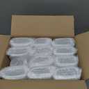 8 oz Maple Syrup Bottles with Loop Handle Black Aluminum Lids and Cotton Twines, Clear Glass Bottles with Round Tag, Maple Syrup Jars Container Sample Bottles for Gift Juice Milk Sauce Storage (12)