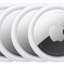 Apple AirTag (1st Generation) - 4 Pack. Keep Track of and find Your Keys, Wallet, Luggage, Backpack, and More. Simple one-tap Set up with iPhone or iPad, Bluetooth