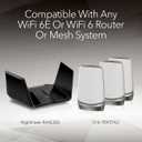 NETGEAR Nighthawk WiFi 6E USB 3.0 Adapter (A8000) - AXE3000 Tri-Band Wireless Gigabit Speed (Up to 3Gbps) - New 6GHz Band Works with Any WiFi 6 or 6E Router Or Mesh System - for Windows PC