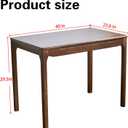 40"x24" Solid Wood Desk with Drawers,Wood Writing Desk for Small Spaces, Home Office Desks for Work, Gaming Study PC Desk for Bedroom, Student Computer Desks(Walnut, 40 inch)