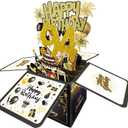 Joycard 94th Birthday Card, 94th Birthday Decorations for Women Men, Happy Birthday 3D Cards for 94 Year Old Grandpa Grandma, Birthday Gift Box for Mother Dad