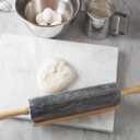 Fox Run Marble Pastry Board White, 16 x 20 x 0.75 Inch Natural White Marble Dough Board