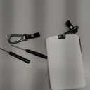 TANDRIVE 2PCS Silicone Key Card Holder Case Compatible with Tesla Model 3 Model Y Cybertruck and RivianKey Protector Cover Accessories Including Key Chain, Black and White