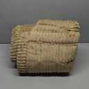 Couch Cover for Dogs Washable, Pet Couch Covers for Sofa, Soft Fuzzy Sectional Sofa Cover L Shape, Thick Couch Protector Pet Friendly, Paw Cart Dog Mat for Couches and Sofas (27.6" x 82.7", Khaki)